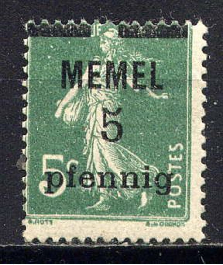 MEMEL  - 18* - TYPE SEMEUSE - Unused Stamps