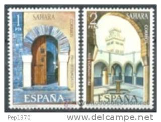 SAHARA 1974 - PRO INFANCIA Y MEZQUITAS - EDIFIL 314-315 - Sahara Español