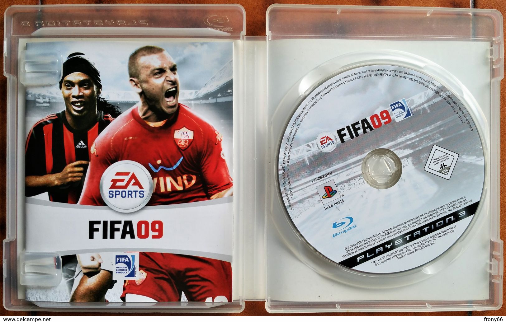 MA20 Gioco PlayStation PS3 "FIFA 09" - Usato Con Manuale ITA - PS3