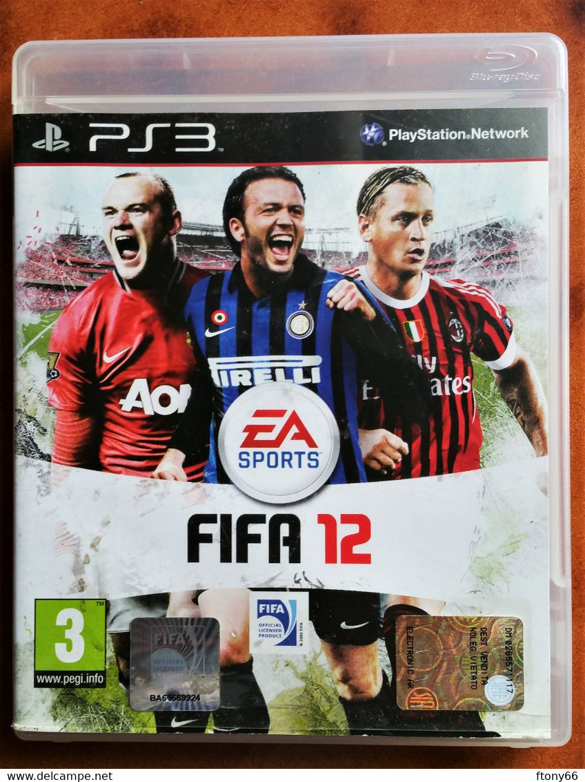 MA20 Gioco PlayStation PS3 "FIFA 12" - Usato Con Manuale ITA - PS3