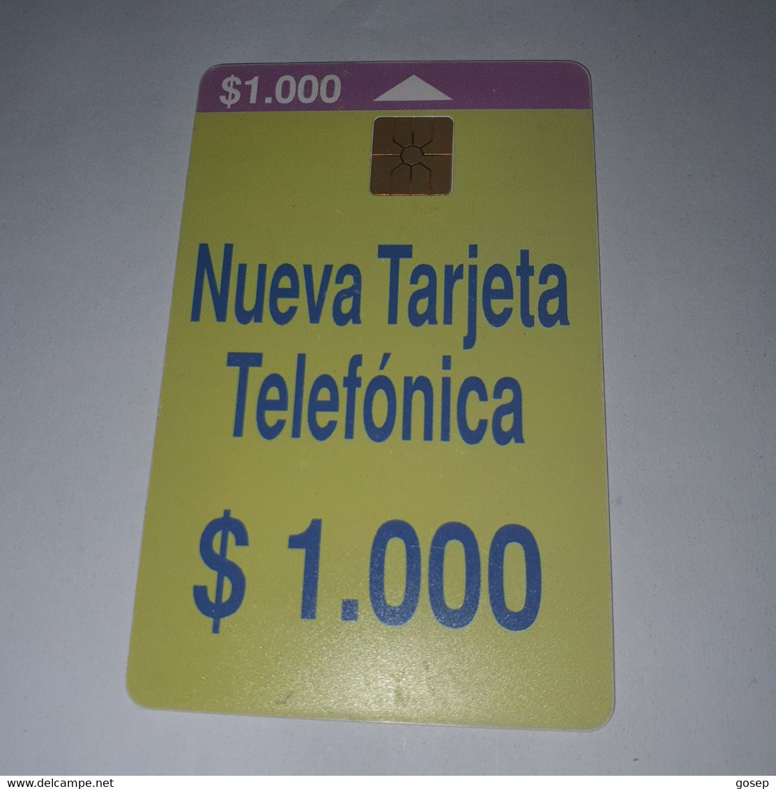 Chile-(cl-tlf-01)-nueva Tarjeta-(65)-($1.000)-(G02544448)-(6/1999)-(look Out Side)-used Card+1card Prepiad Free - Chili