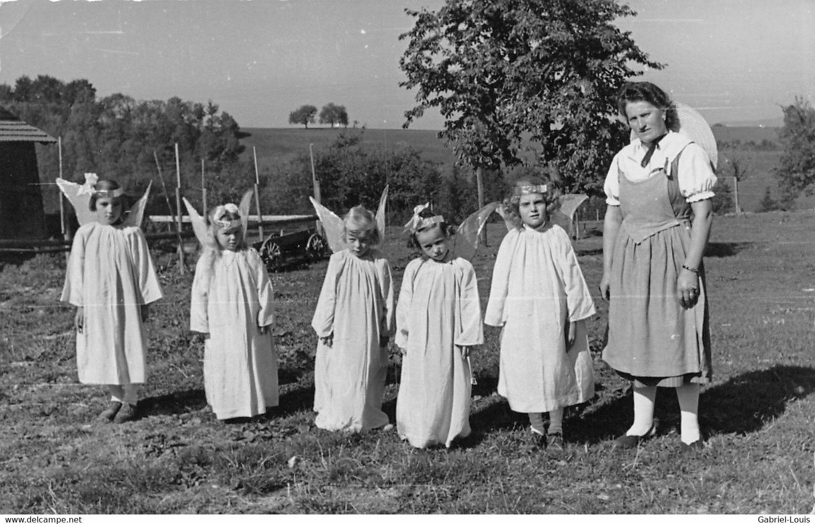 Villarlod Bén. De La Bannière De La Cécilienne 5.10.1947  Commune Du Gibloux ( Farvagny - Rossens - Corpataux- Le Glèbe) - Rossens