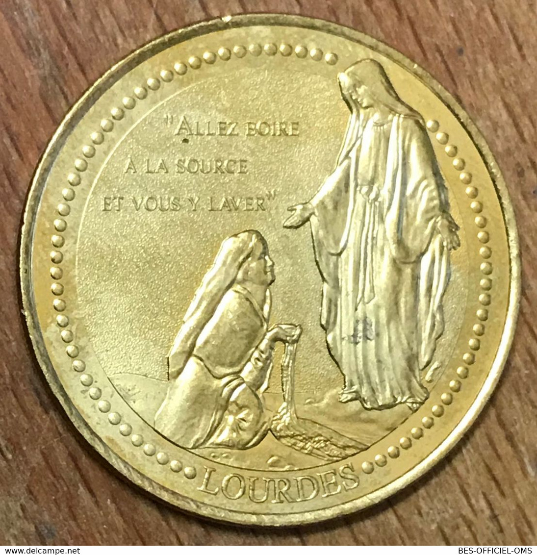 65 NOTRE-DAME DE LOURDES BAIN AUX PISCINES MDP 2017 MÉDAILLE MONNAIE DE PARIS JETON TOURISTIQUE MEDALS COINS TOKENS - 2017