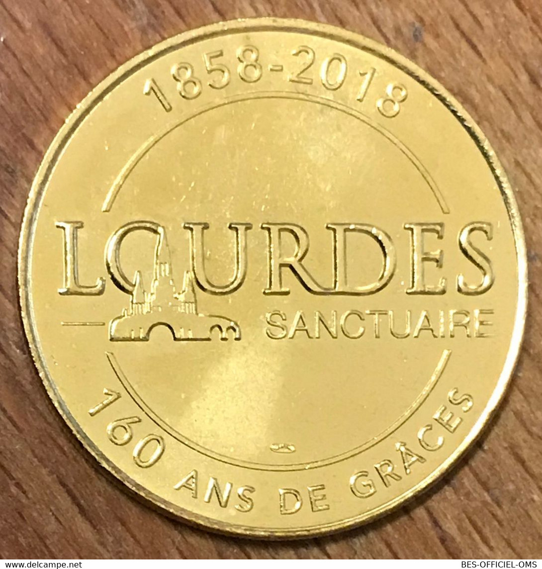 65 NOTRE-DAME DE LOURDES ANNIVERSAIRE ... 2018 MÉDAILLE SOUVENIR MONNAIE DE PARIS JETON TOURISTIQUE MEDALS COINS TOKENS - 2018