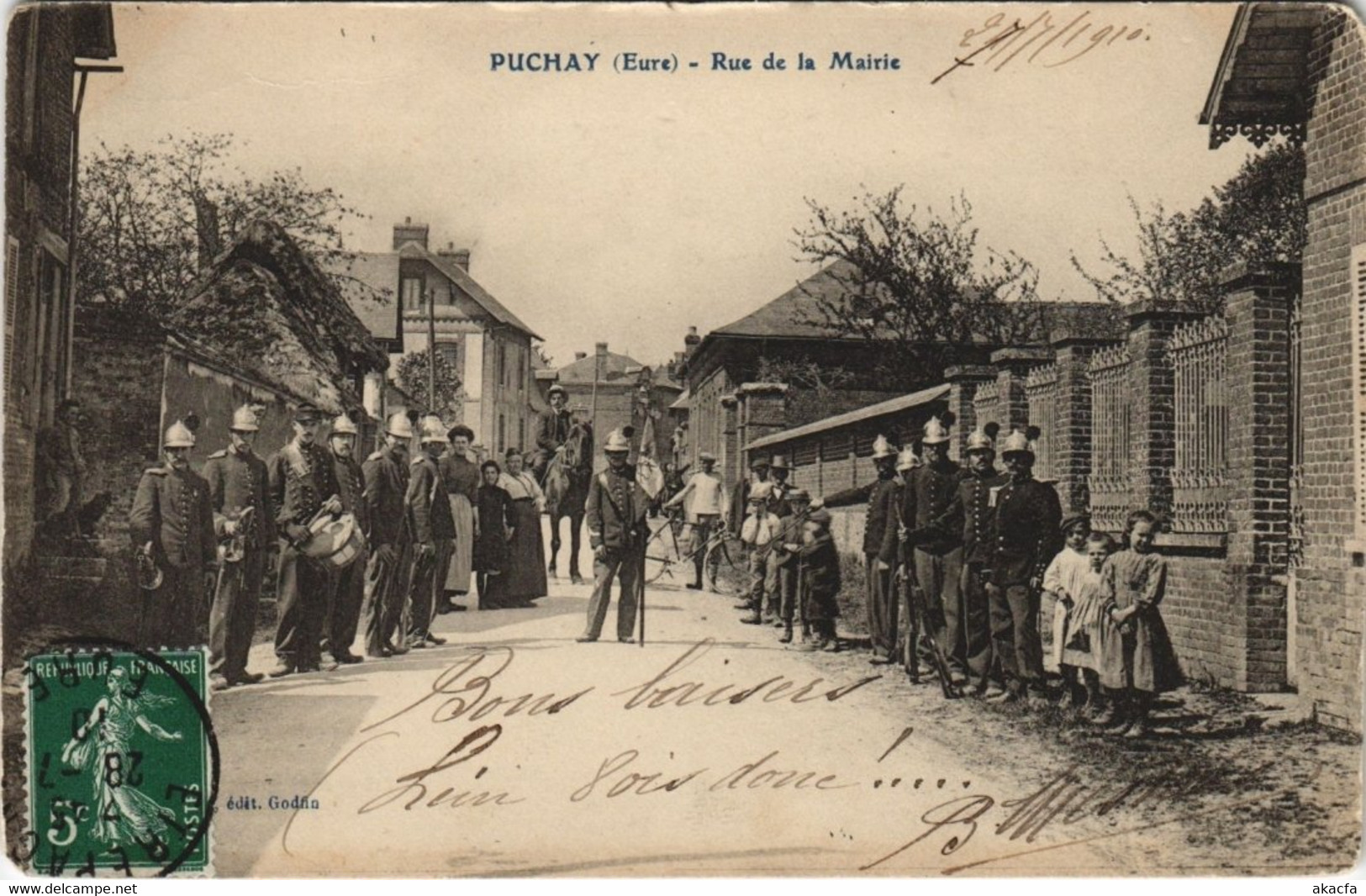 CPA PUCHAY - Rue De La Mairie (148443) - Autres & Non Classés