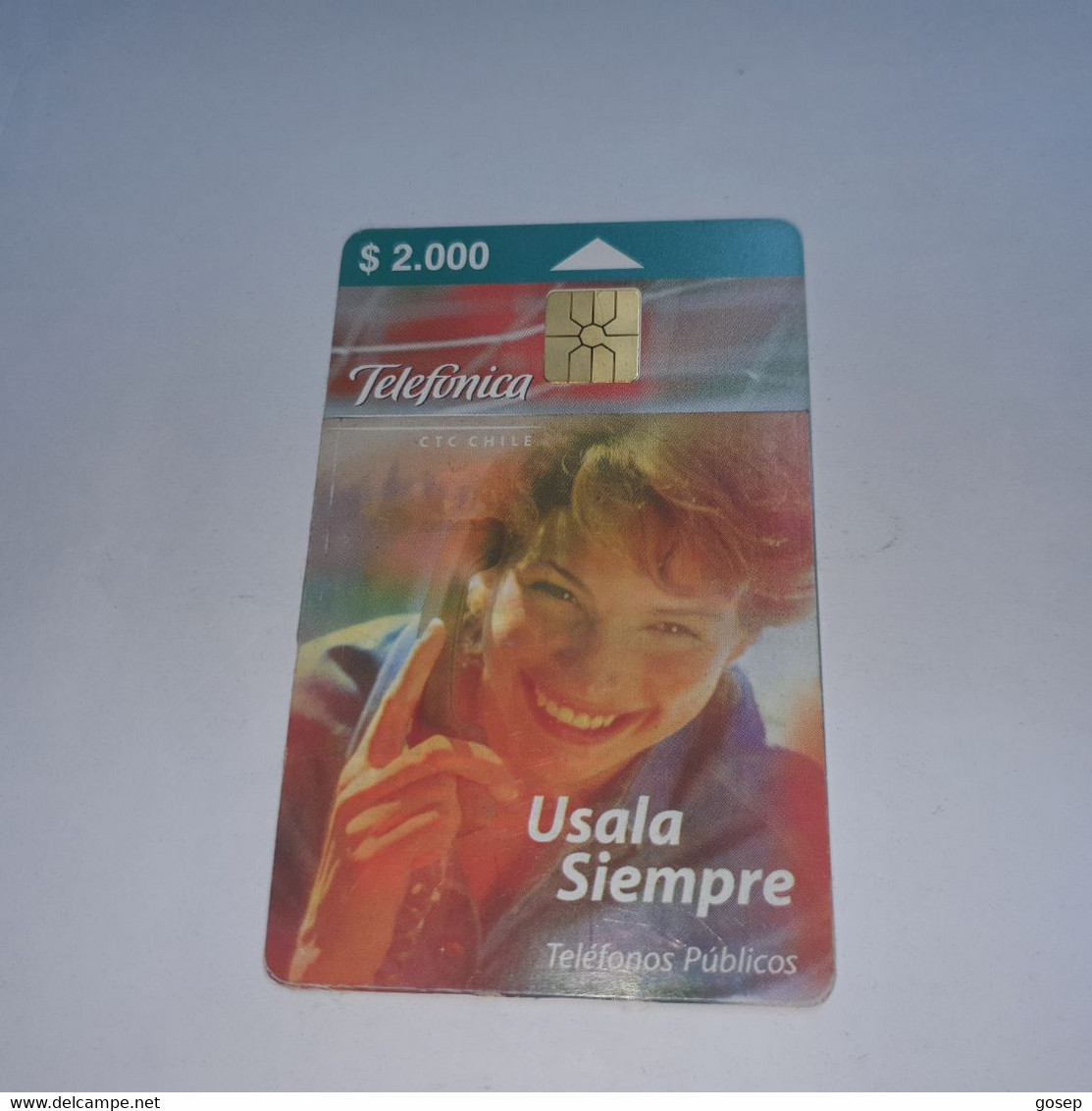 Chile-(cl-tlf-010)-usala Siempre-(87)-($2.000)-(G03463495)-(10/1999)-(600.000)-used Card+1card Prepiad Free - Chili