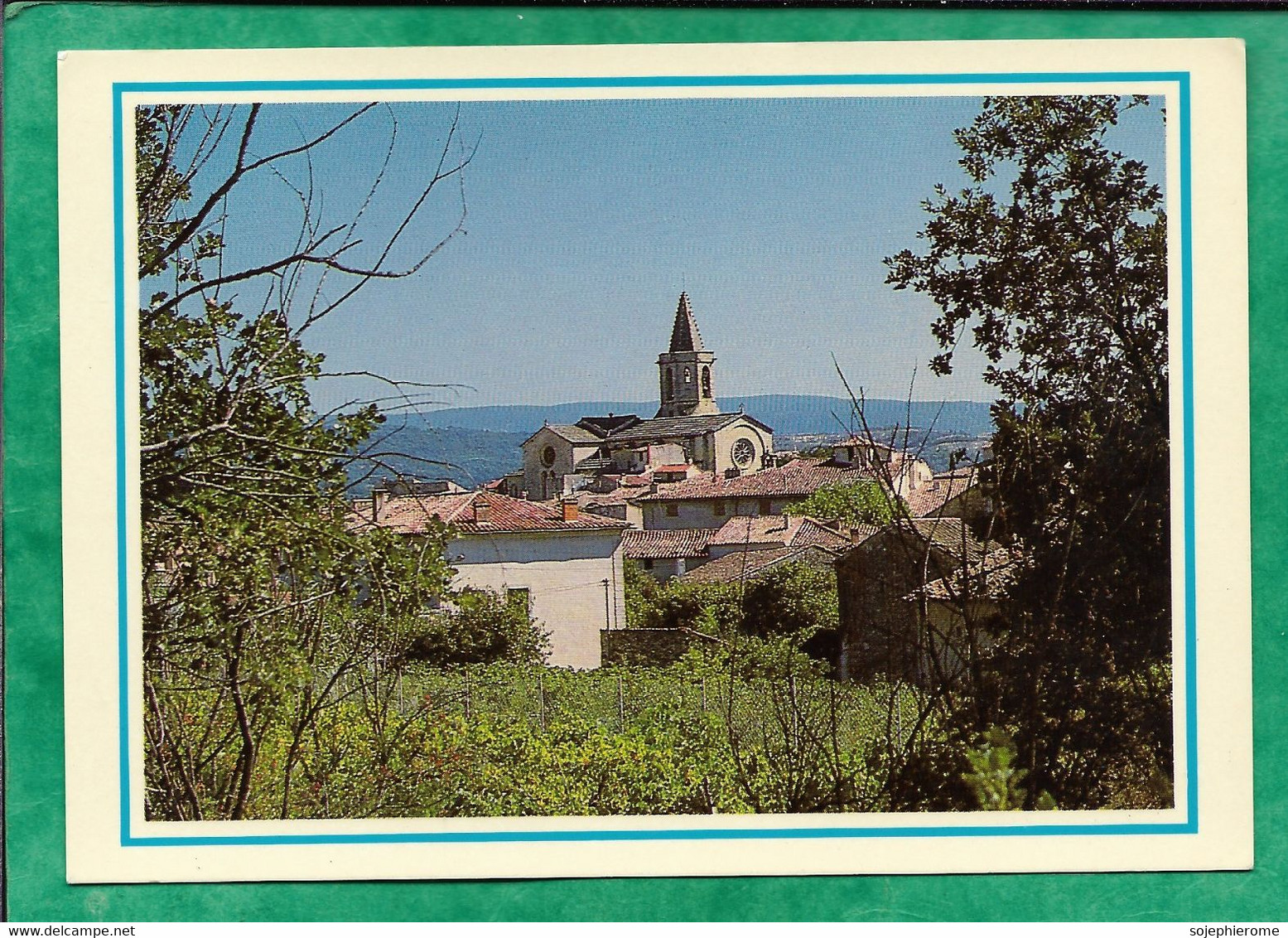 Mazan (84) Le Village 2scans 26-07-1988 (cachet De Mallemort-du-Comtat) Photo Gilles Auquier - Mazan