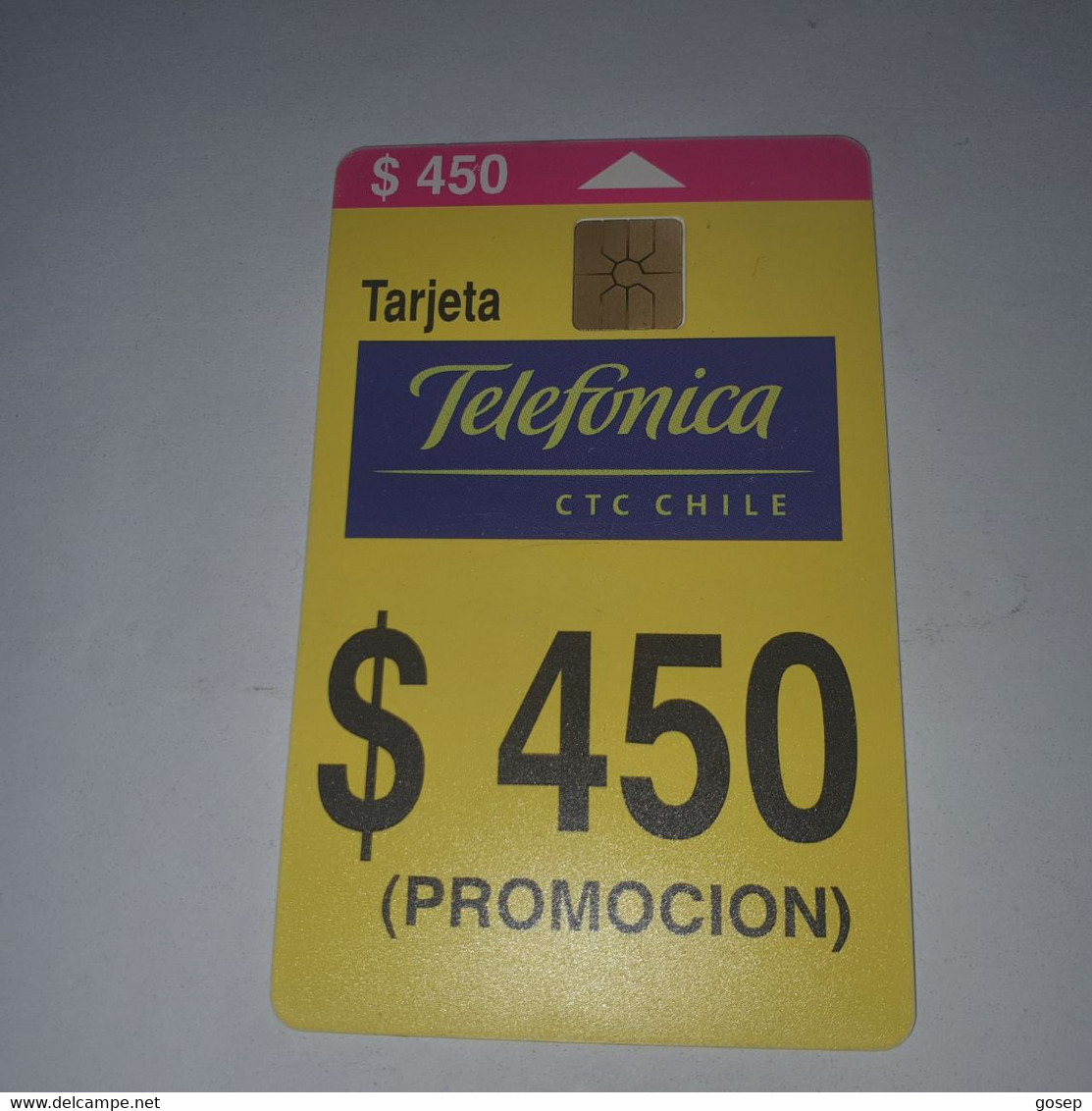 Chile-(cl-tlf-012)-promocion-(95)-($450)-(G03874467)-(12/1999)-(350.000)-used Card+1card Prepiad Free - Chile