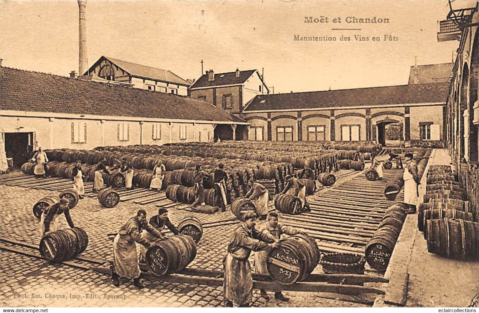 Divers . Non Classés   51        Lot De  4 Cartes Sur Le Champagne Moët Et Chandon     (voir Scan) - Sonstige & Ohne Zuordnung