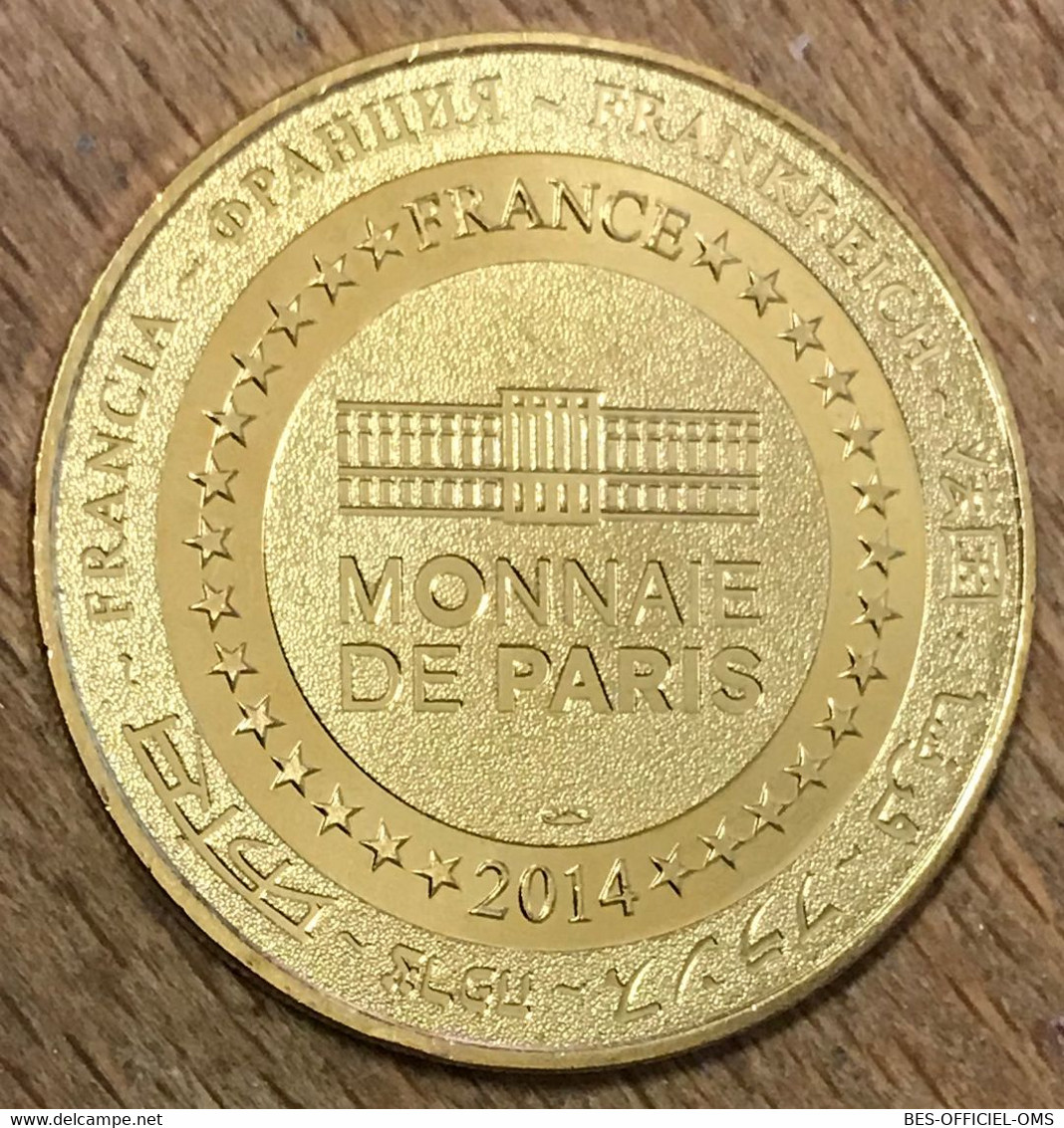 65 BAGNÈRES DE BIGORRE TOURMALET MDP 2014 MÉDAILLE SOUVENIR MONNAIE DE PARIS JETON TOURISTIQUE MEDALS COINS TOKENS - 2014