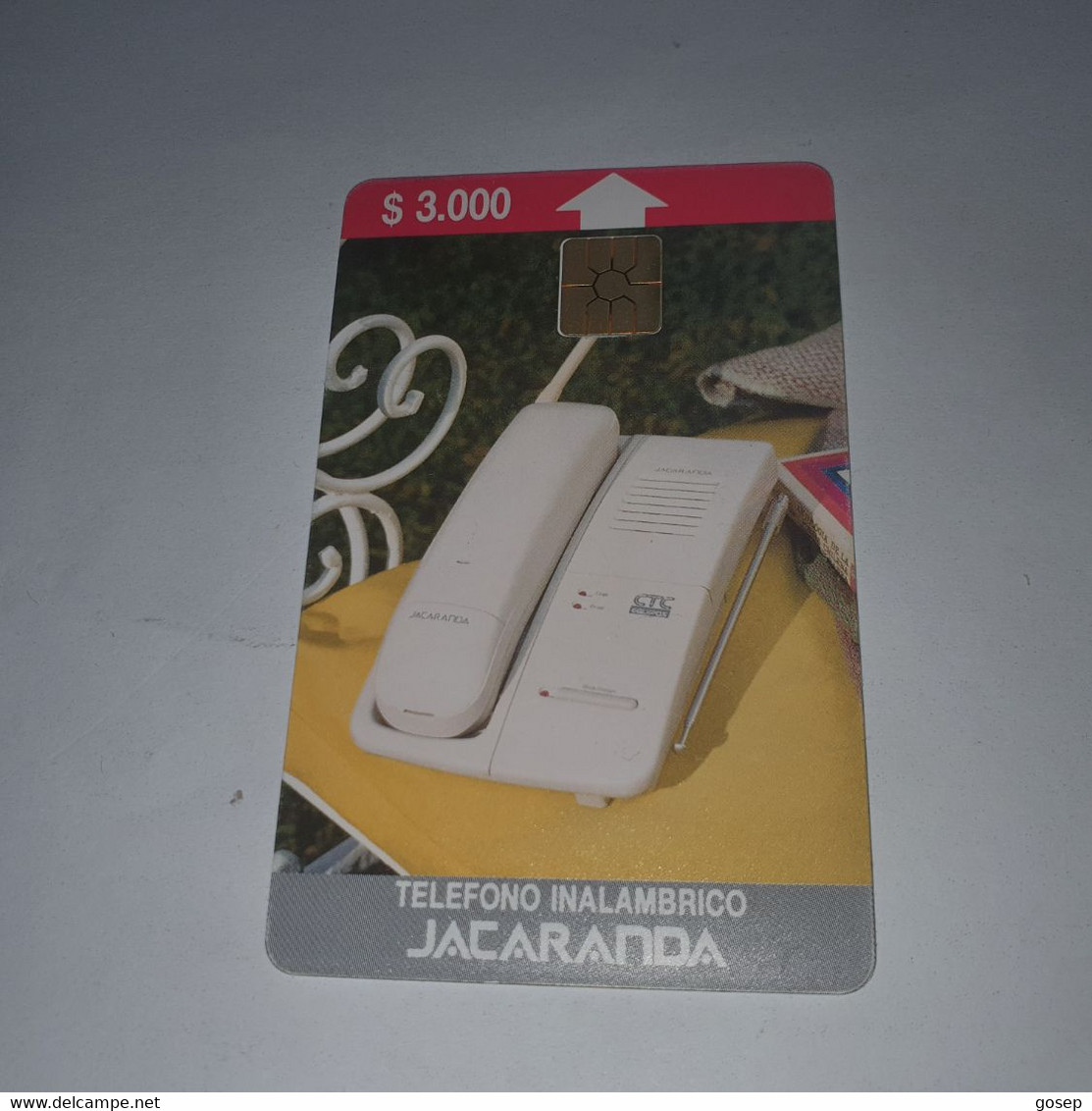 Chile-(cl-tlf-009A)-jacaranda1-(99)-($3.000)-(?)-(7/1995)-(5.000)-used Card+1card Prepiad Free - Chili