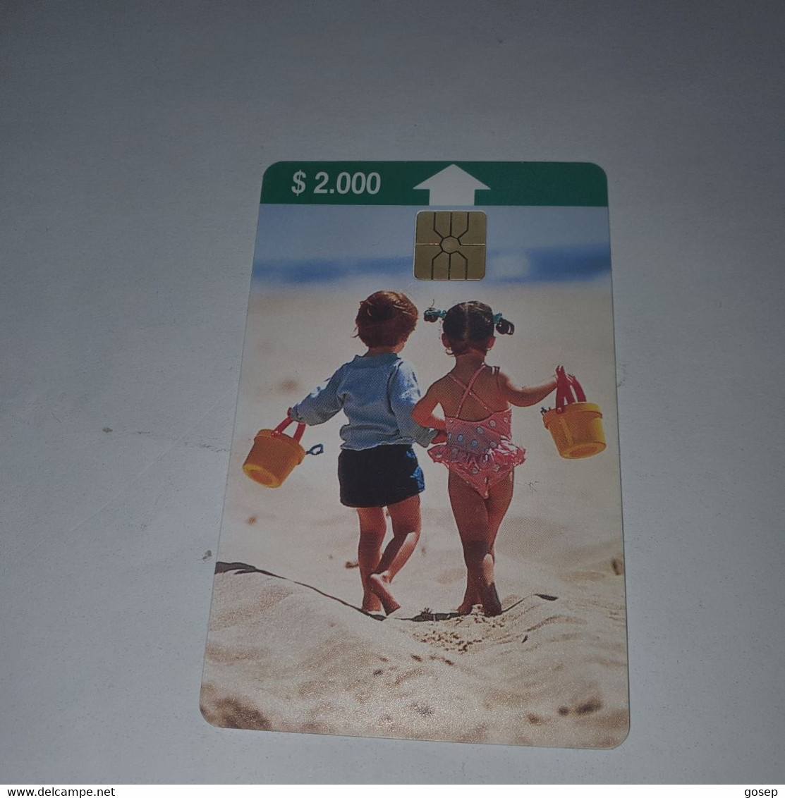 Chile-(cl-ctc-030)-children-(101)-($2.000)-(?)-(6/1997)-(80.000)-used Card+1card Prepiad Free - Chile
