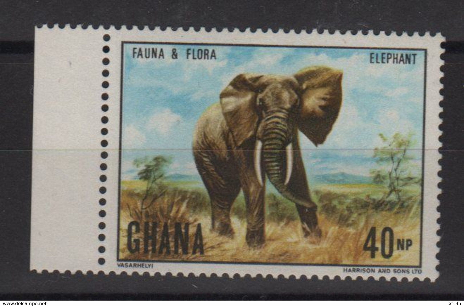 Ghana - N°393 - Faune - Elephant - Cote 6.50€ - ** Neuf Sans Charniere - Ghana (1957-...)