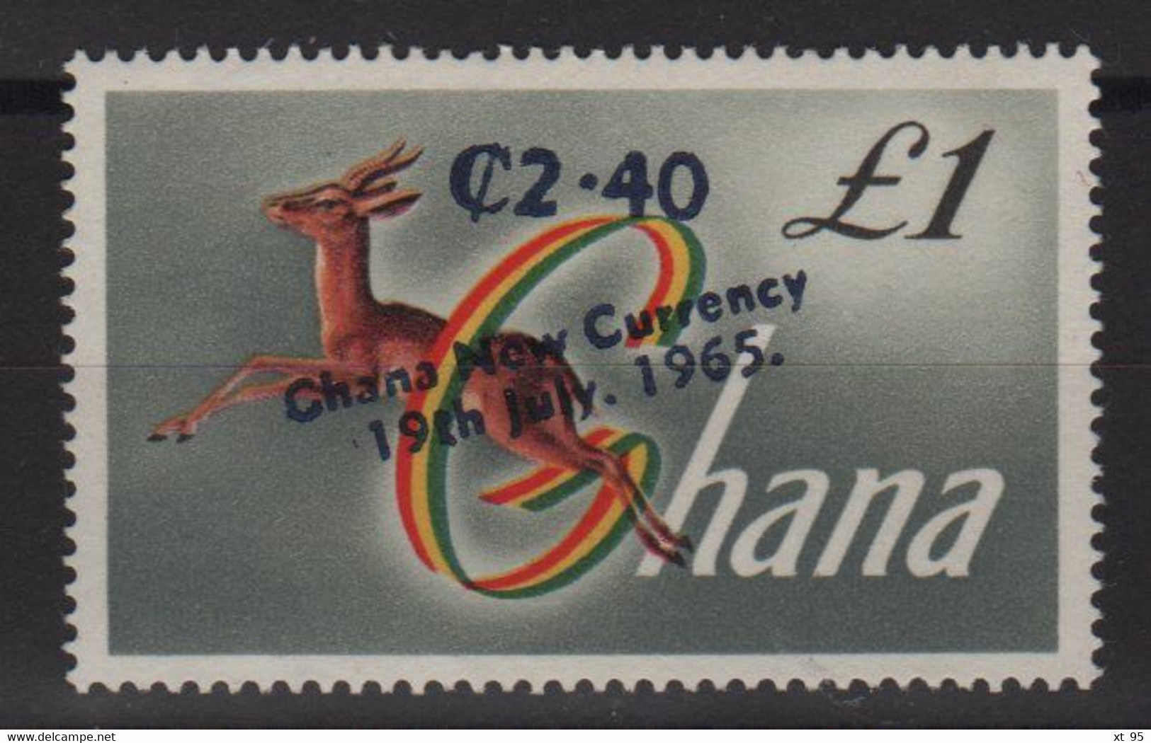 Ghana - N°211 - Faune - Antilope - Cote 9€ - ** Neuf Sans Charniere - Ghana (1957-...)