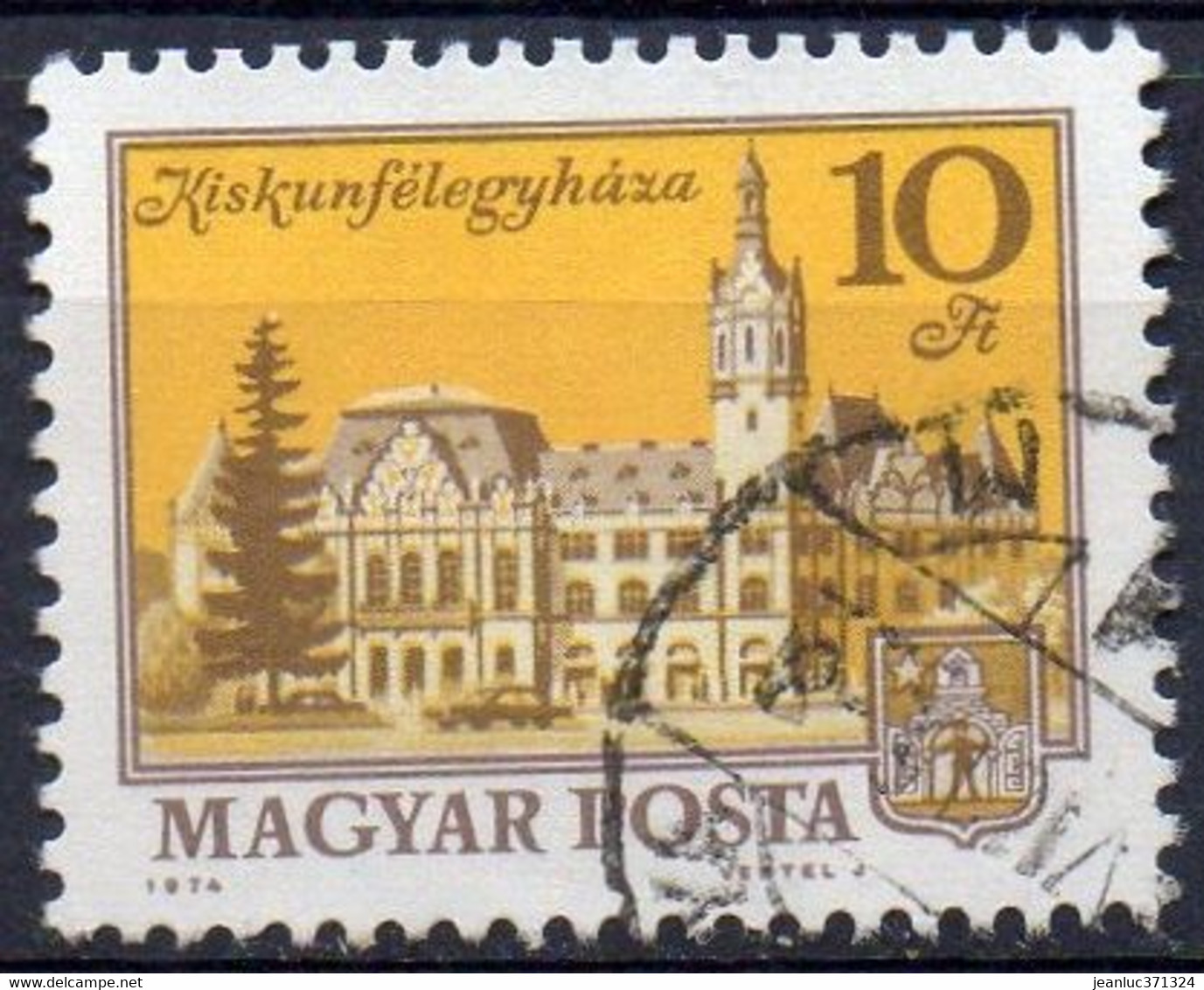 HONGRIE N° 2412 O Y&T 1974 Ville De Kiskunfélegyháza - Used Stamps