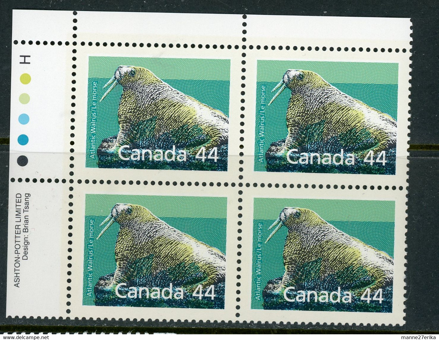 Canada MNH  PB  1989 Atlantic Walrus - Altri & Non Classificati