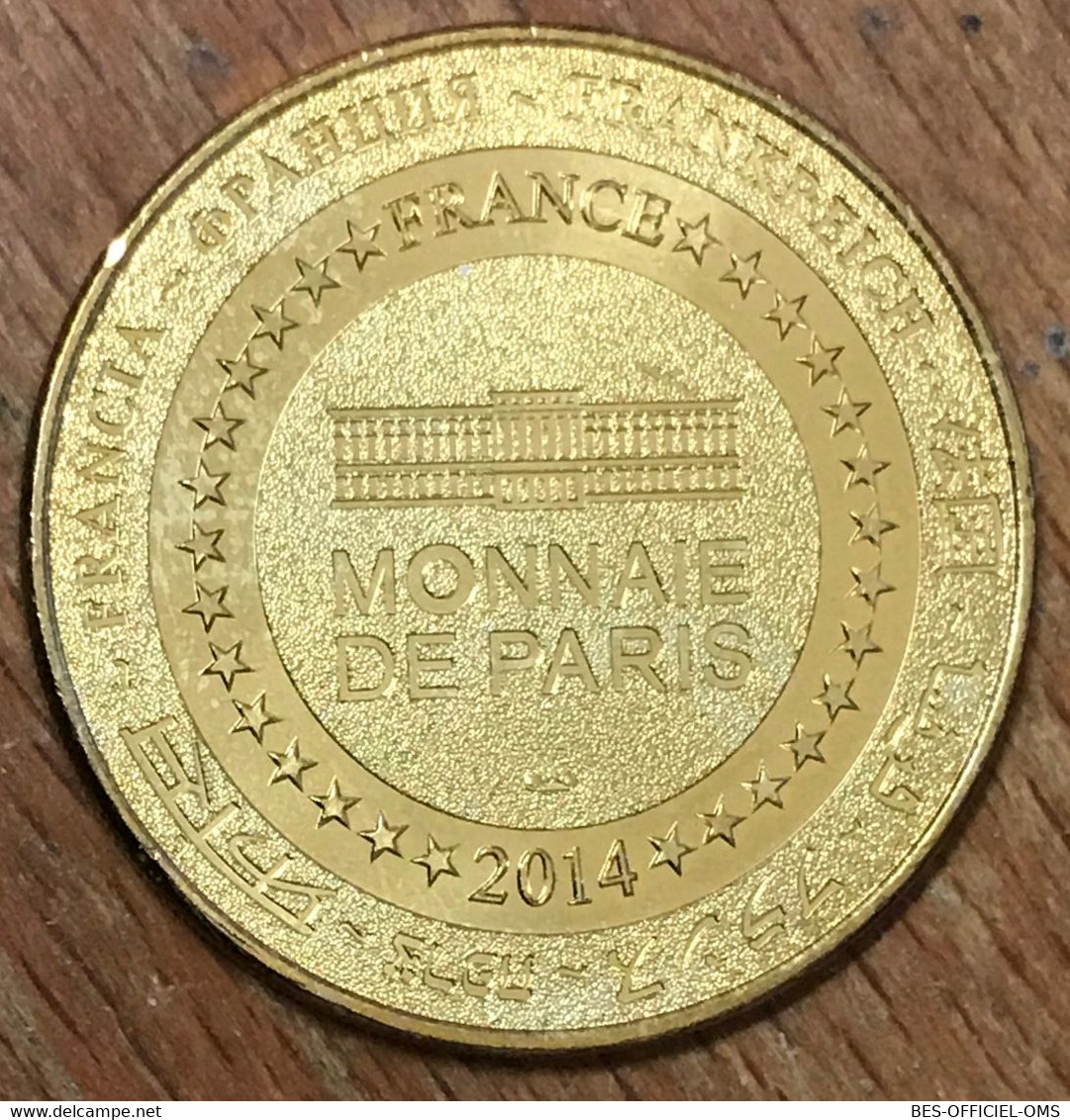 66 FONT ROMEU ODEILLO GRAND FOUR SOLAIRE MDP 2014 MÉDAILLE MONNAIE DE PARIS JETON TOURISTIQUE MEDALS COINS TOKENS - 2014