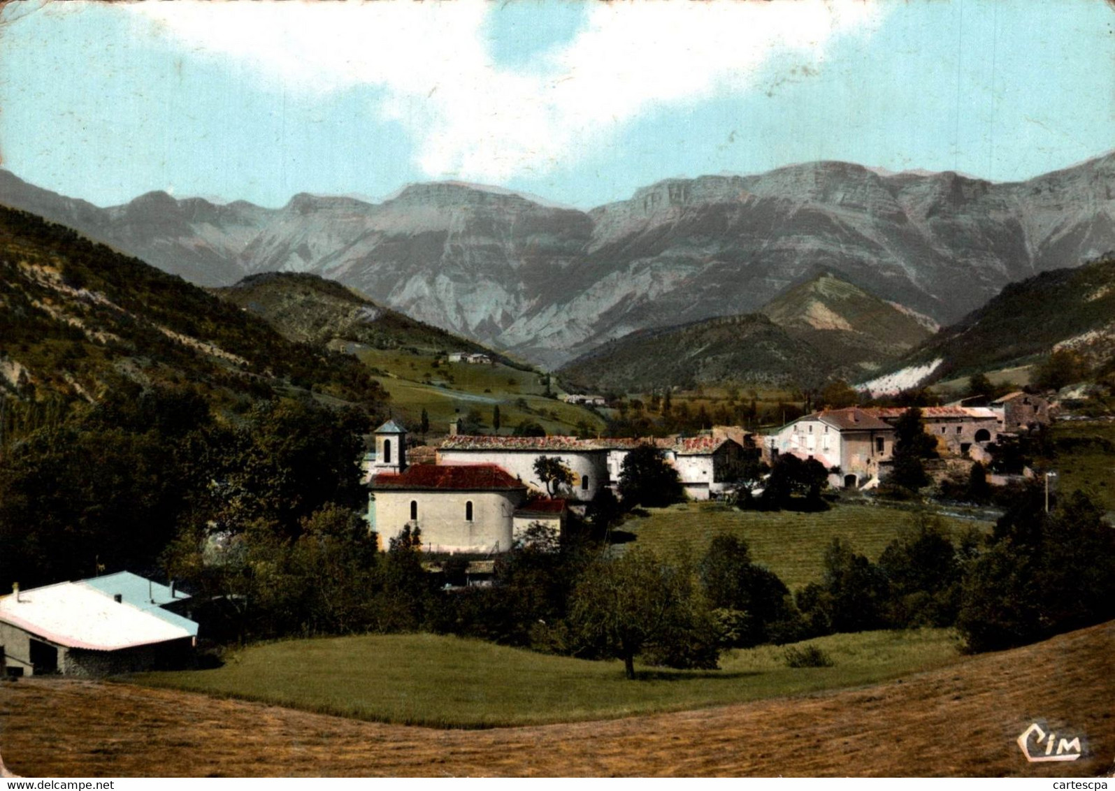 Saint Julien En Quint Vue Generale Et Montagne Du Vercors  1973    CPM Ou CPSM - Autres & Non Classés