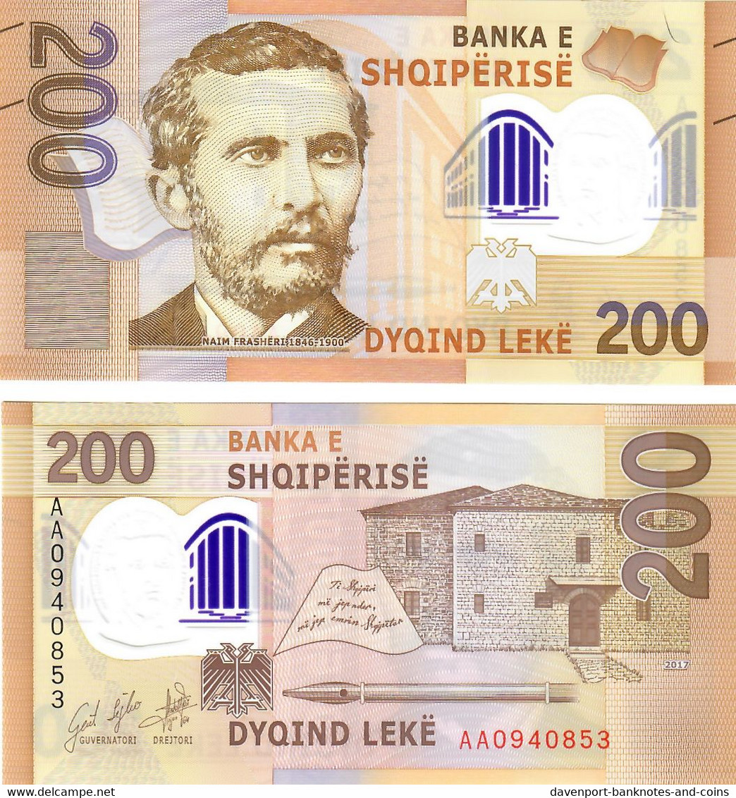 Albania 200 Lek 2017 UNC - Albania