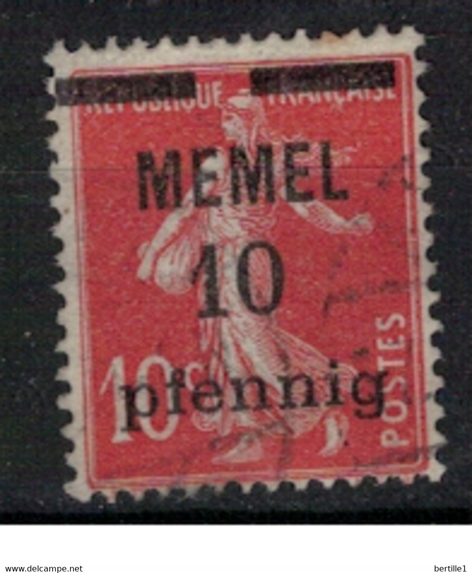 MEMEL             N°     YVERT   19  ( 1 ) OBLITERE       ( Ob  9/52 ) - Used Stamps