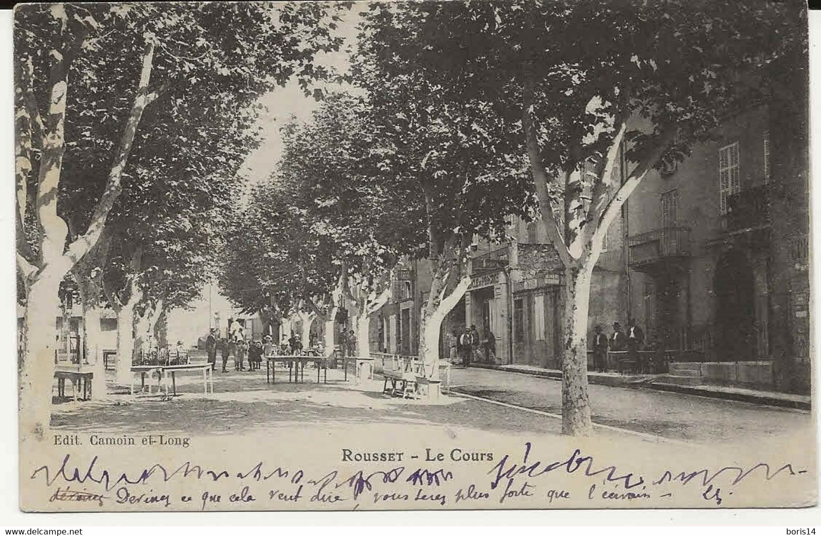 13 - 10097 -  ROUSSET   - Le Cours  1910 - Rousset
