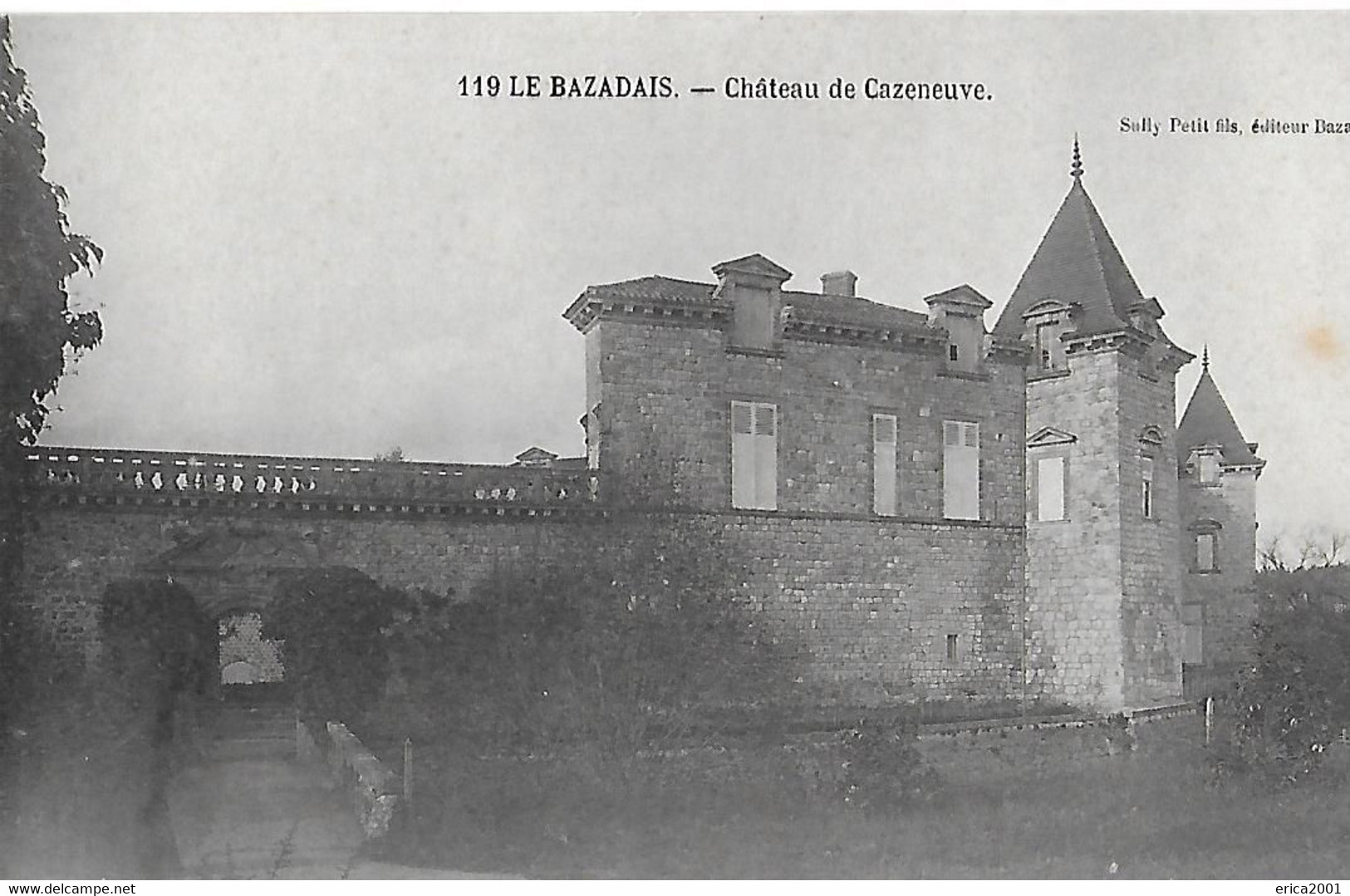 Le Bazadais. Le Chateau De Cazeneuve. - Autres & Non Classés