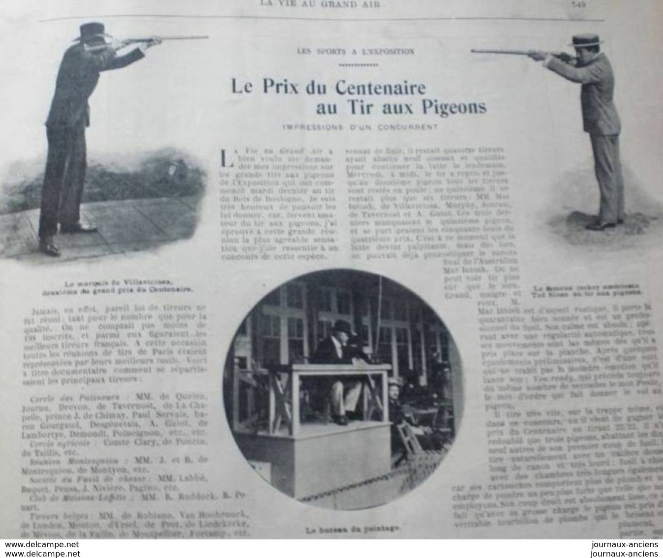 1900 USINES AUTOMOBILE DE DIETRICH LUNÉVILLE - PELOTE BASQUE - GRAND PRIX CYCLISTE - LES JEUX OLYMPIQUES - O'GALOP