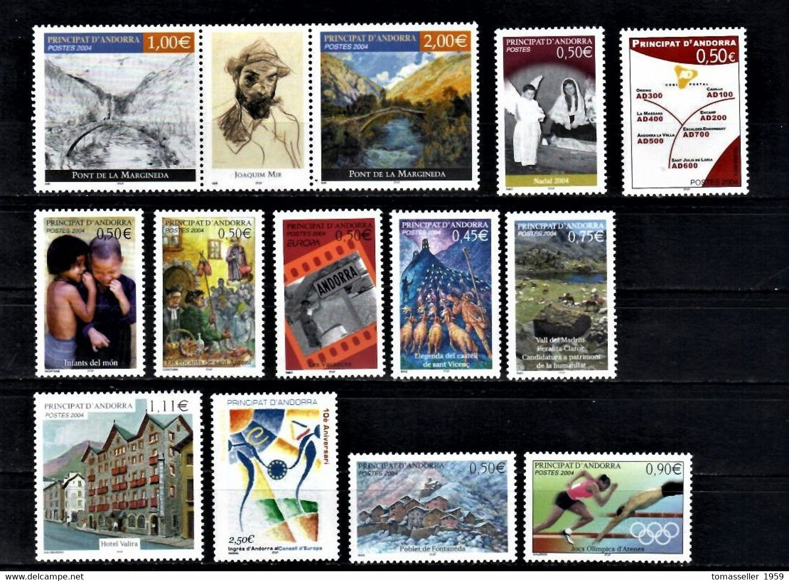 French Andorra 15!!! Years (1993-2007) sets.Almost 150 issues.MNH