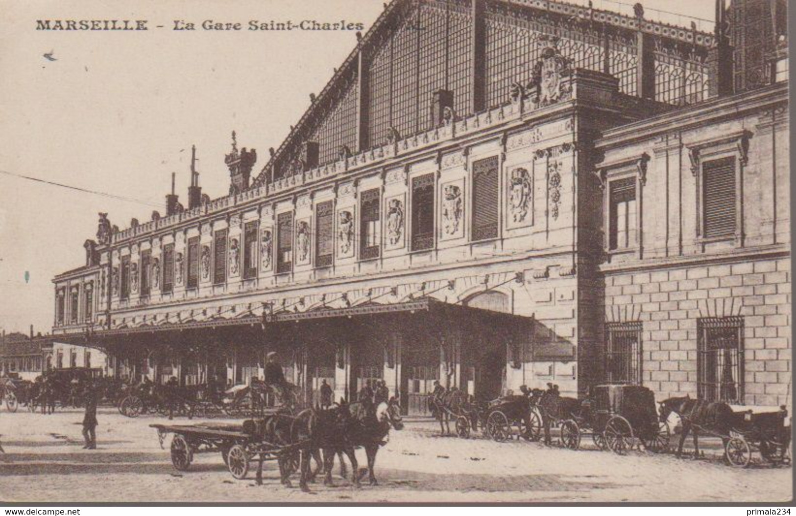 MARSEILLE -  LA GARE SAINT CHARLES - Bahnhof, Belle De Mai, Plombières