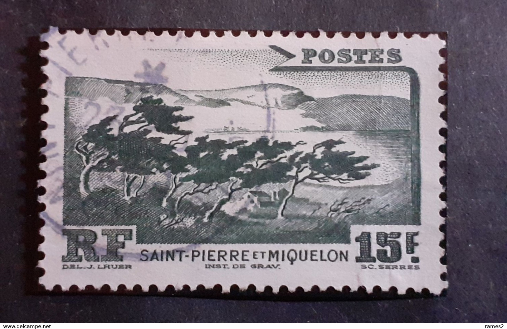 Timbres > Amérique > St.Pierre Et Miquelon > 1940-1957 > Oblitérés N° 341 - Gebraucht