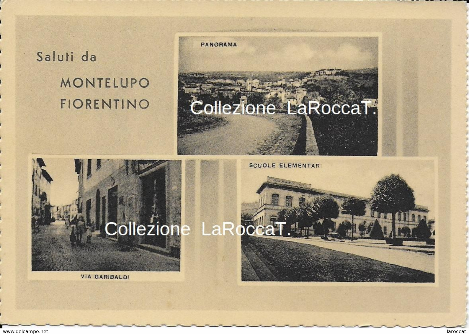 Datata 1951 - Saluti Da Montelupo Fiorentino - Scuole Panorama Vedute - Empoli - Capraia Fiorentina - 2 Scans. - Empoli
