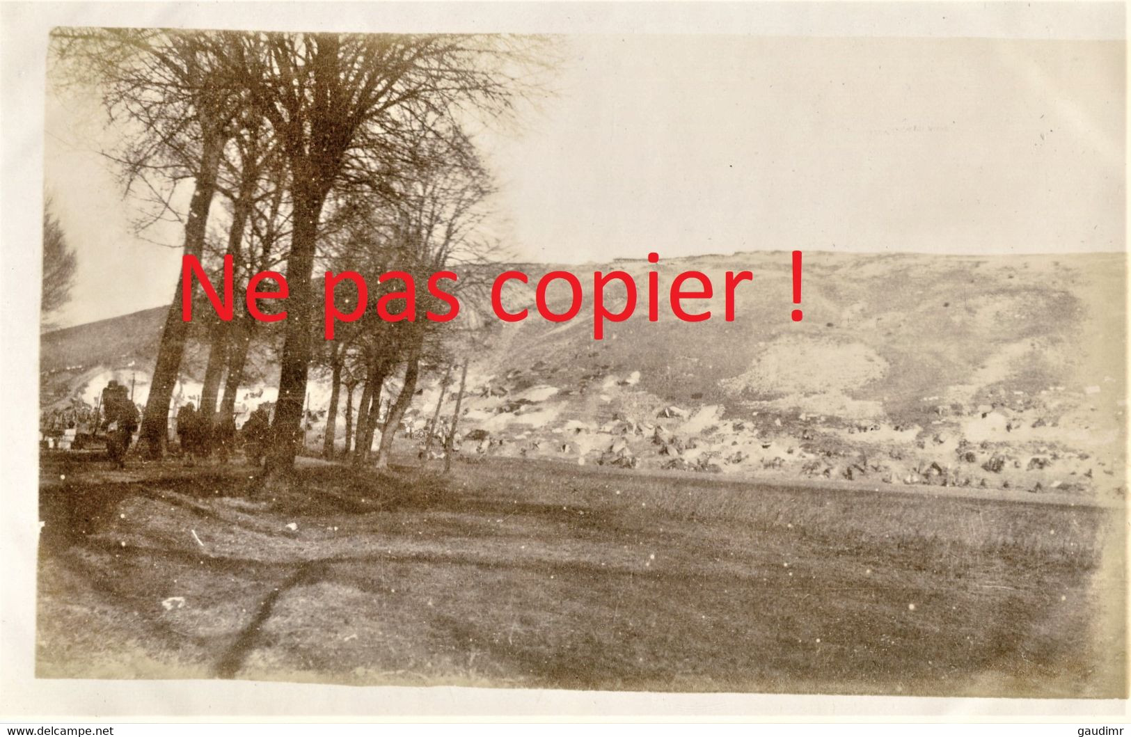 PHOTO FRANCAISE - LES CAGNAS DE FROISSY A LA NEUVILLE LES BRAY PRES DE CAPPY SOMME - GUERRE 1914 1918 - 1914-18