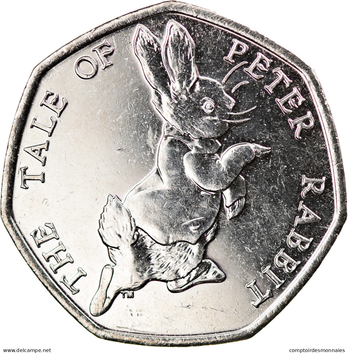 Monnaie, Gibraltar, 50 Pence, 2017, Pierre Lapin, SPL, Copper-nickel - Gibraltar