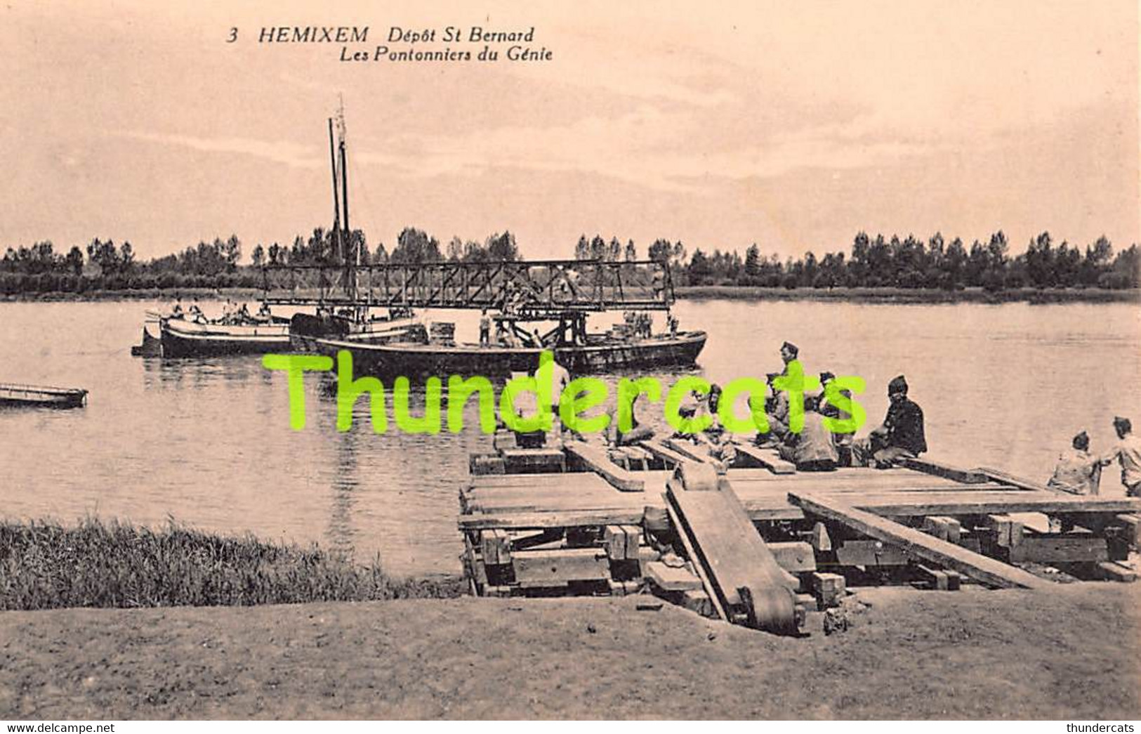 CPA HEMIKSEM HEMIXEM DEPOT SAINT ST BERNARD LES PONTONNIERS DU GENIE - Hemiksem