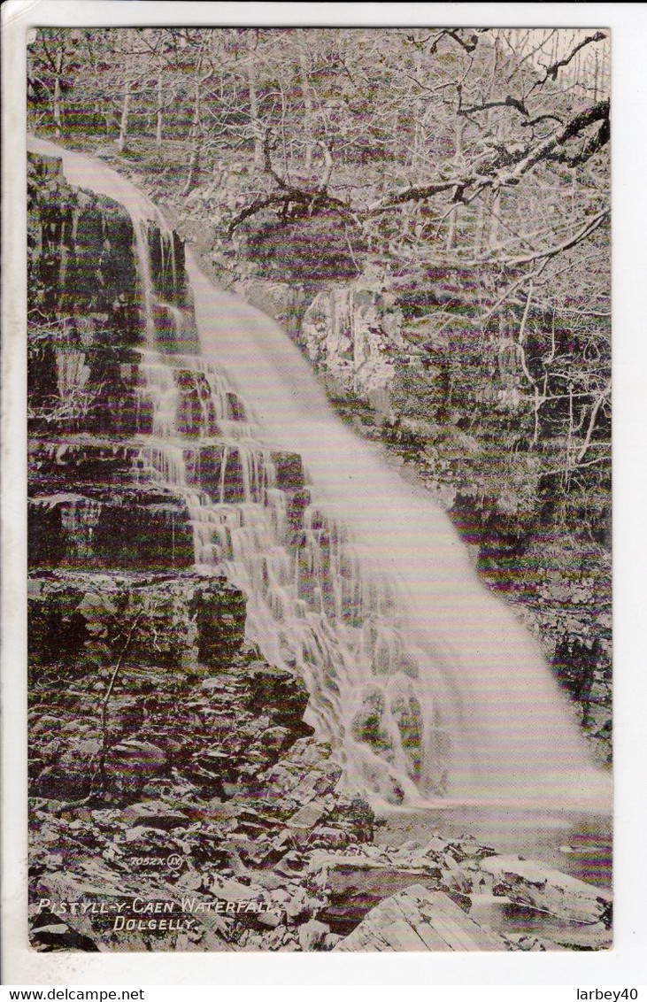 Cpa Pistyll Caen Waterfall Dolgelly - Montgomeryshire