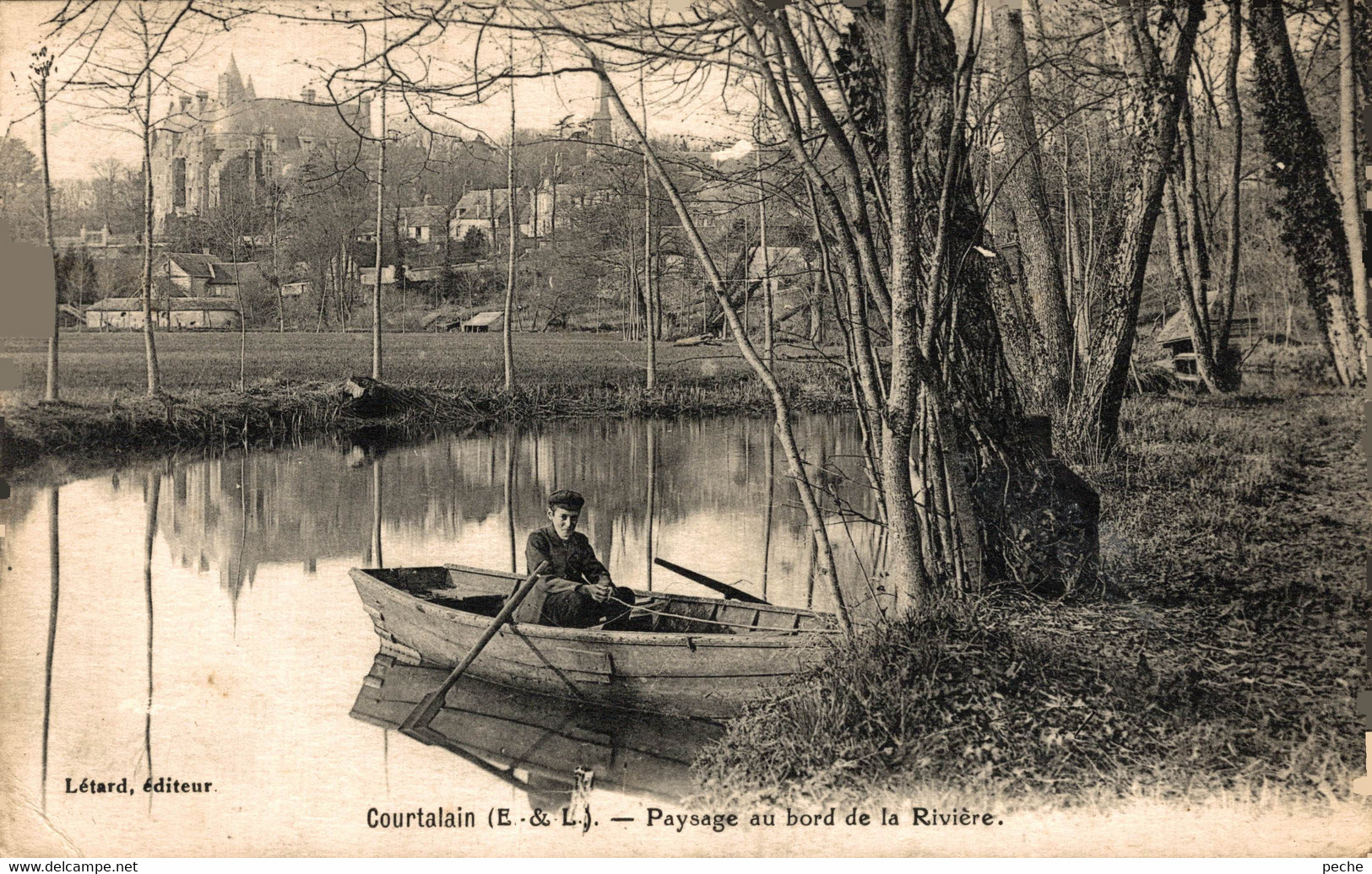 N°78910 -cpa Courtalain -paysage Au Bord De La Rivière- - Courtalain