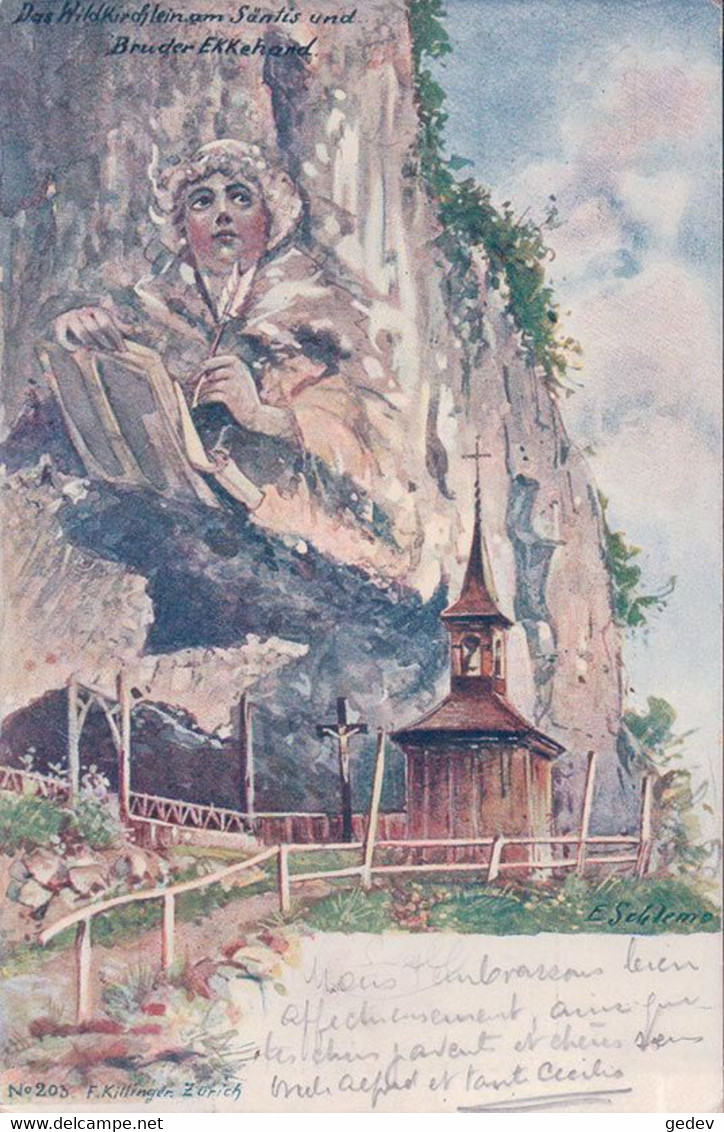 E. Schlemo Illustrateur, Das Wildkirchlein Am Säntis CH Und Bruder Ekkehand (Killinger 203) - Schlemo, F.