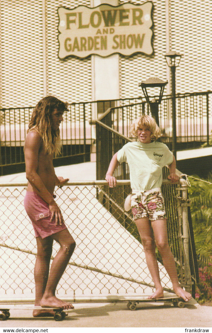 Postcard - Skate Boarding In The Seventies By H. Holland - Boy Meets Girl - New - Skateboard