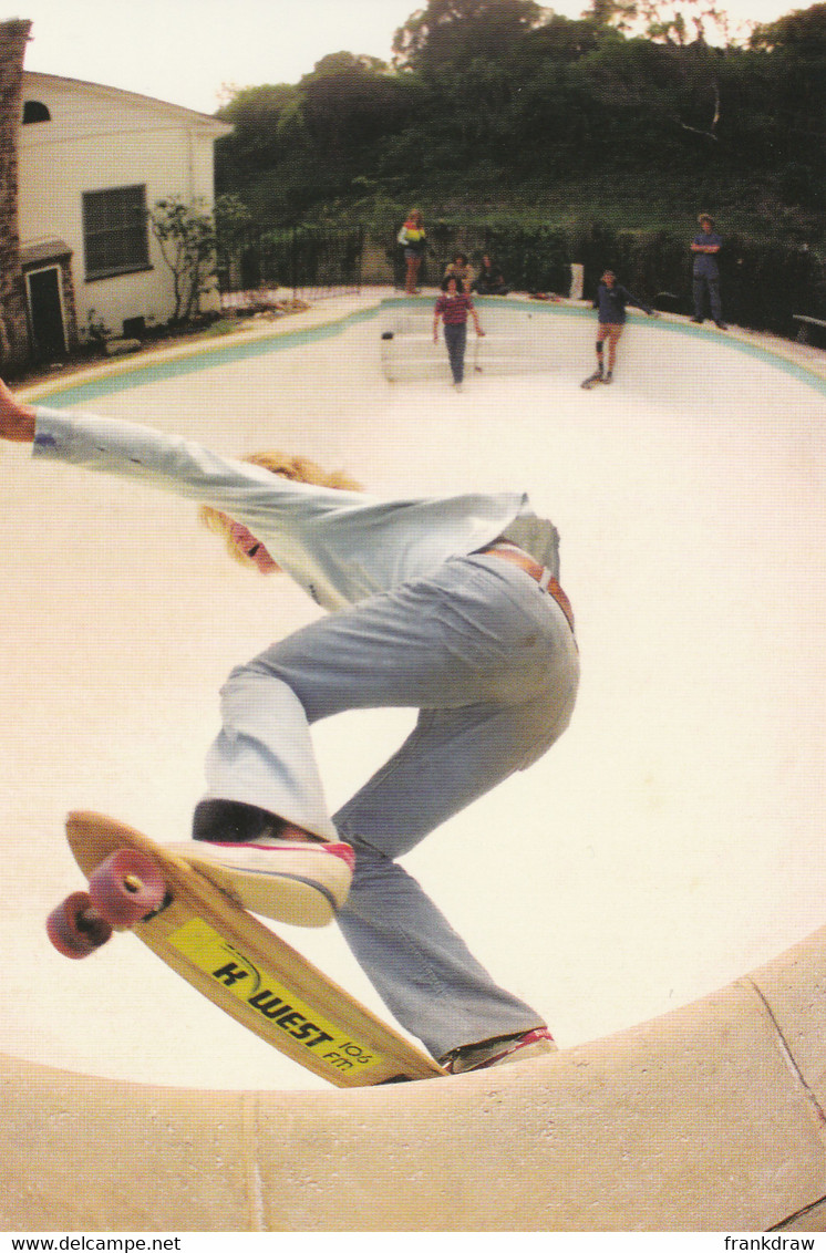 Postcard - Skate Boarding In The Seventies By H. Holland - Nearly Over And Out - New - Skateboard