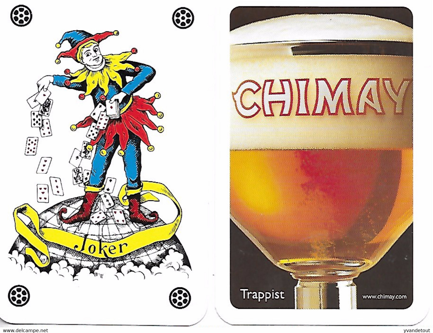 Carte Joker Trappiste Chimay - Other & Unclassified