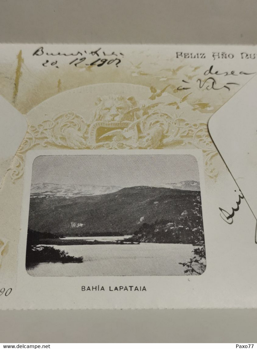Mémorandum Postal, 15 Centavos Oblitéré Buenos Aires 1901 Envoyé à Bruxelles. Bahia Lapataia - Cartas & Documentos