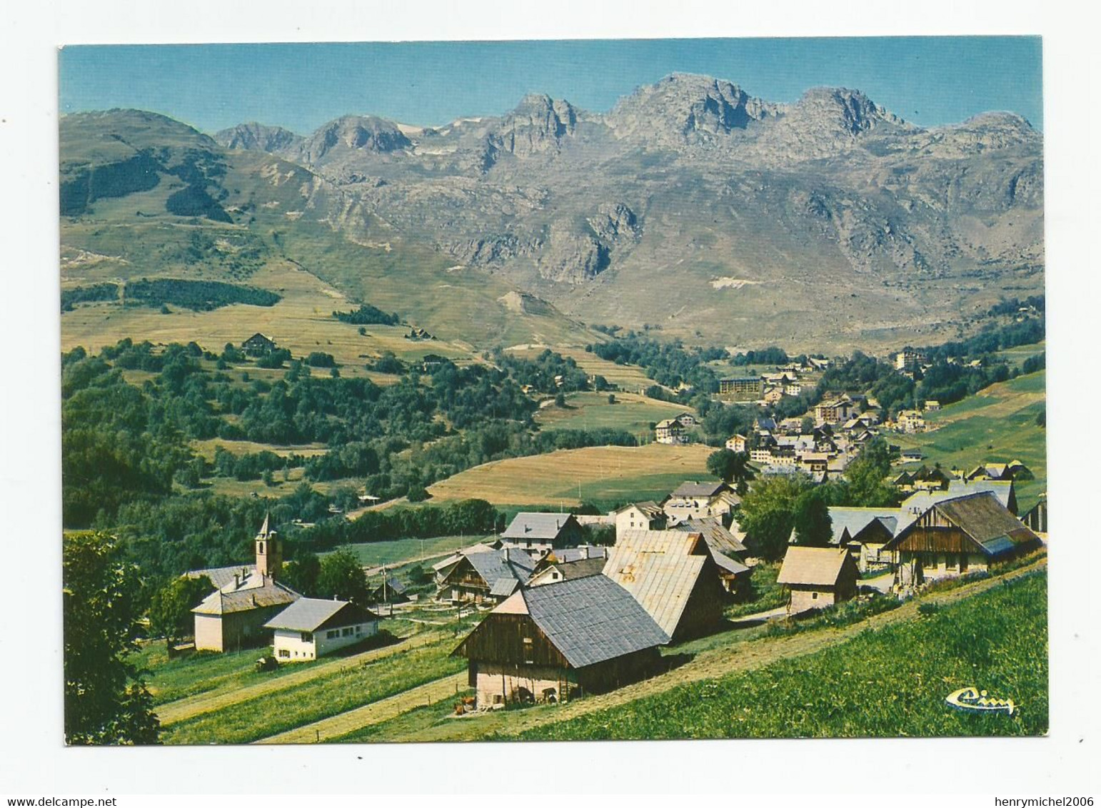 73 Savoie St Sorlin D'arves Vue Générale échappée Sur Le Col De Croix De Fer - Sonstige & Ohne Zuordnung