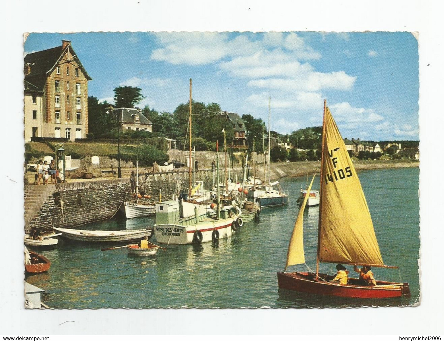 50 Manche Carteret Le Port Bateau Rose Des Vents Cherbourg - Carteret
