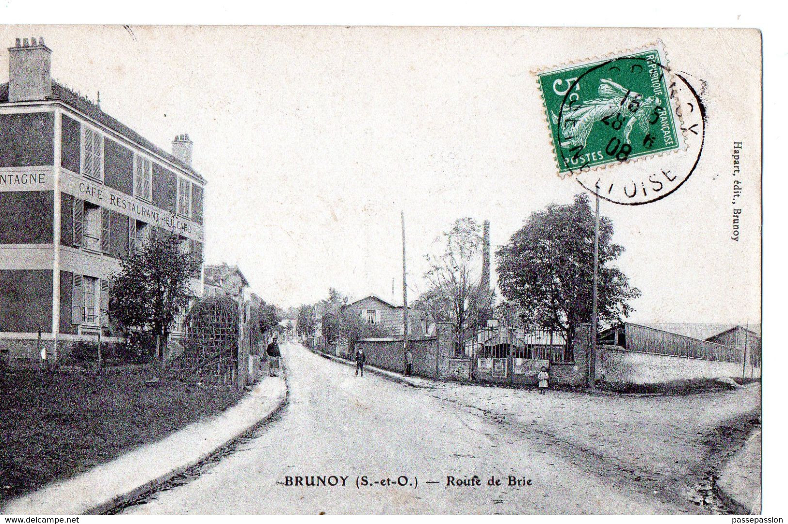 BRUNOY (S.-et-O.)  -  Route De Brie - Brunoy