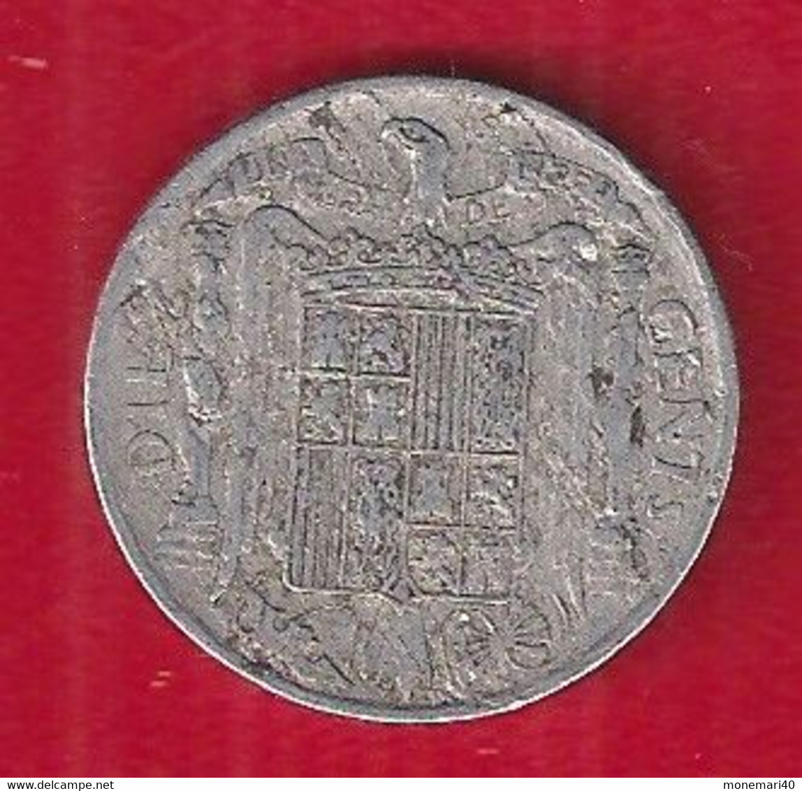 ESPAGNE 10 CENT - 1953 - 10 Céntimos