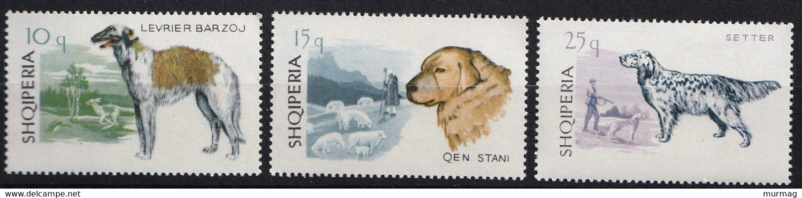 ALBANIE (Shqipéria) - Faune, Chiens - N° 932-*38 - MNH - 1966 - Albanien