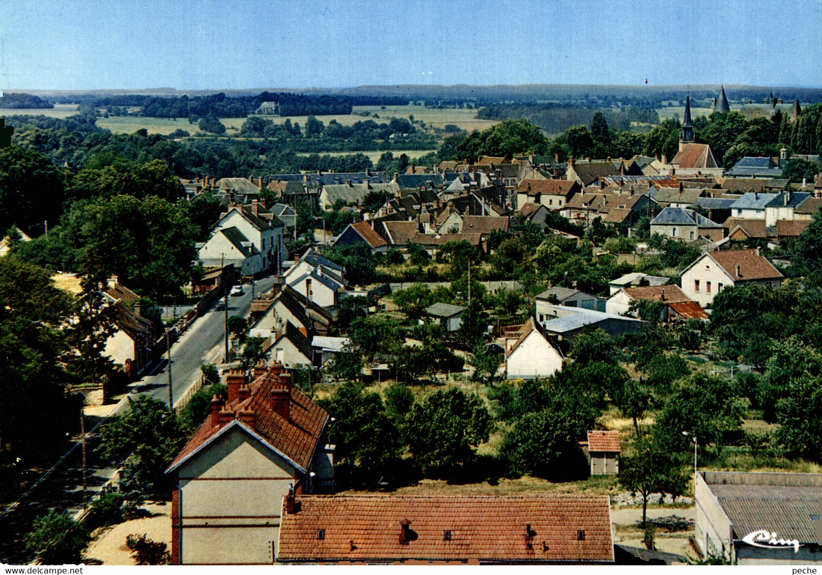 N°78974GF -cpsm Courtalain --vue Générale, Route De Cloyes- - Courtalain