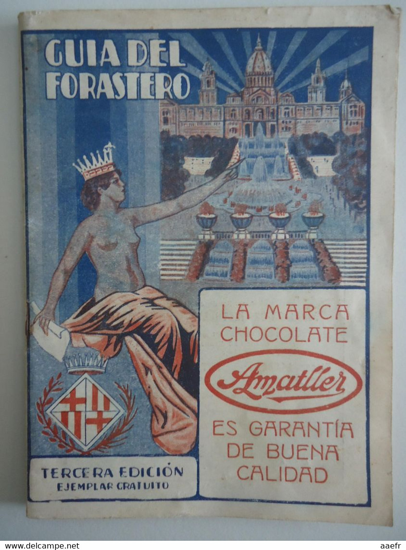 Barcelona 1929 - Guia Del Forastero - Guide Touristique Gratuit De Barcelone - Praktisch