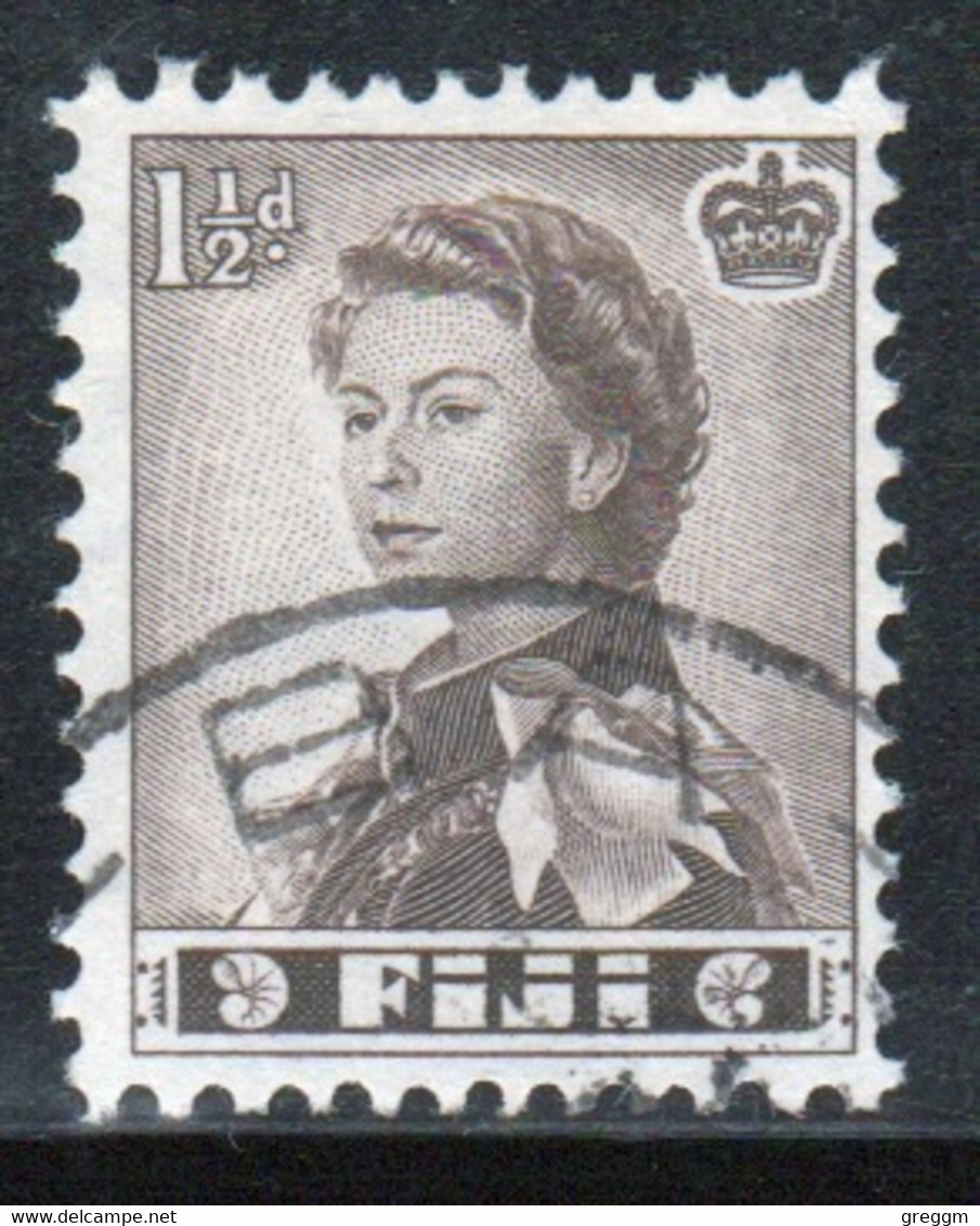 Fiji 1959 Queen Elizabeth 1½d Single Definitive Stamp. - Fidschi-Inseln (...-1970)