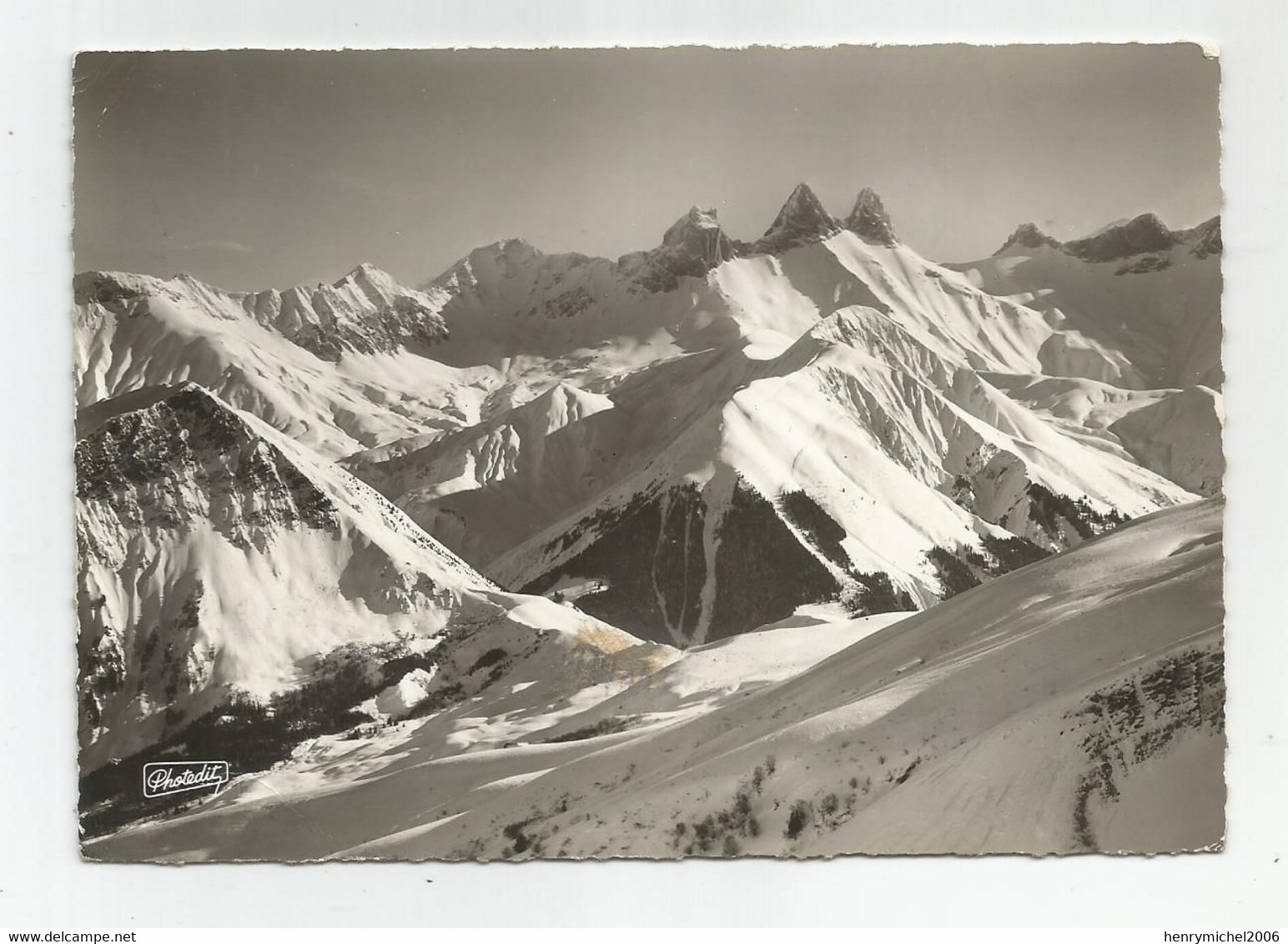 73 Savoie La Toussuire En Maurienne Les Aiguilles D'arves Et Mont Charvin Ed Photedit Grenoble - Andere & Zonder Classificatie